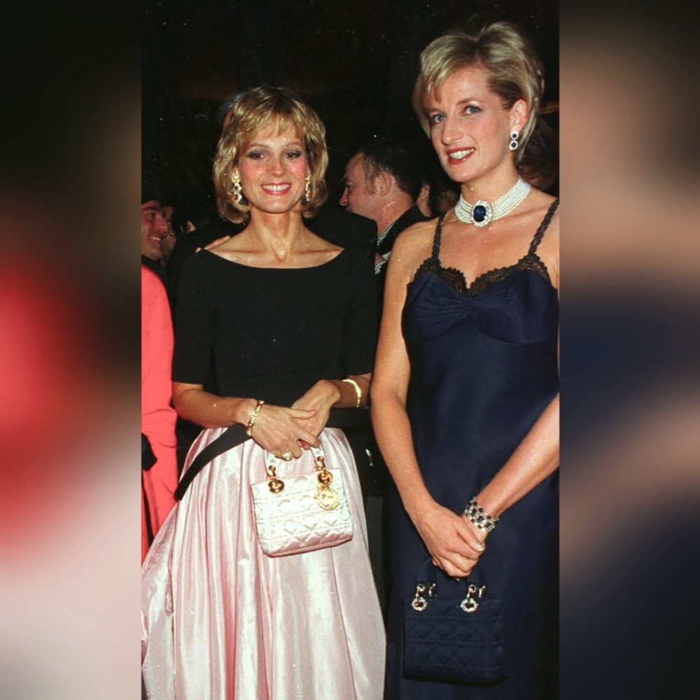Dior Mini Crystal Lady Dior Cannage Handbag Princess Diana Satin Bag w Strassing - Picture 3 of 16
